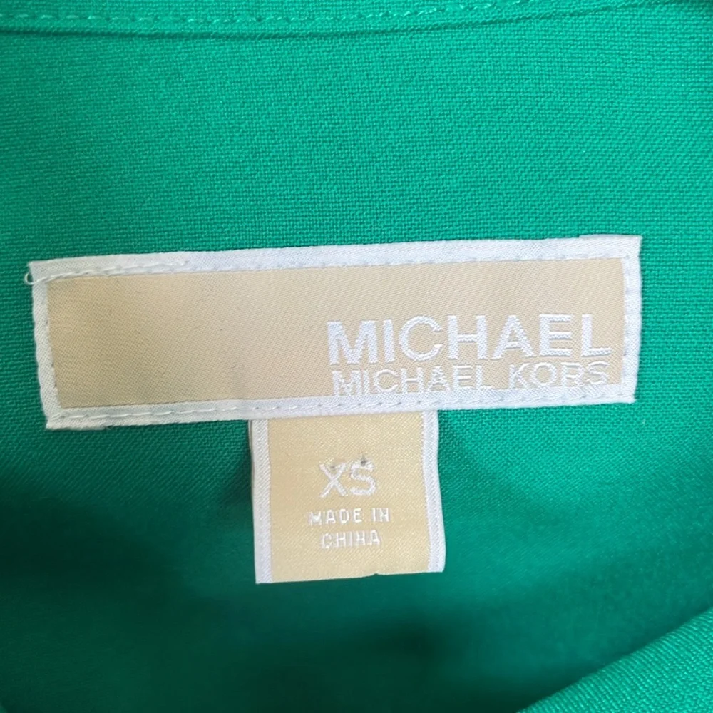 Michael Kors XS green dress - Picture 3 of 13